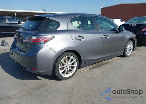 2012 Lexus Ct 200H Premium from USA, damaged, VIN JTHKD5BH8C2122769